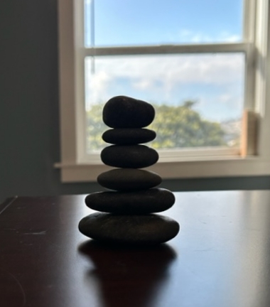 rocks with window